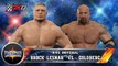 WWE 2K17 Brock Lesnar Vs Goldberg WWE Universal Championship Wrestlemania 33