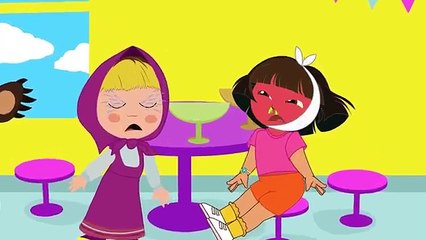 Masha And Dora Dinosaur Paw Patrol 6 Funny Story Finger Family Nursery Rhymes