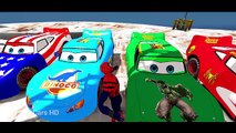 SPIDERMAN & LIGHTNING MCQUEEN CARS Colors Epic Party & Nursery Rhymes Action Songs for Kids