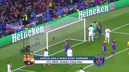 Barcelona Vs PSG 6-1(08/03/2017) Gols,Goles,Melhores Momentos