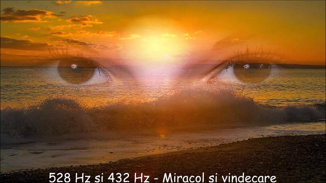 528 Hz și 432 Hz - Miracol și vindecare (muzică, vibrații, zgomot, sunet, frecvență)