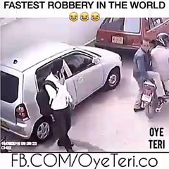Fastest robbery ever