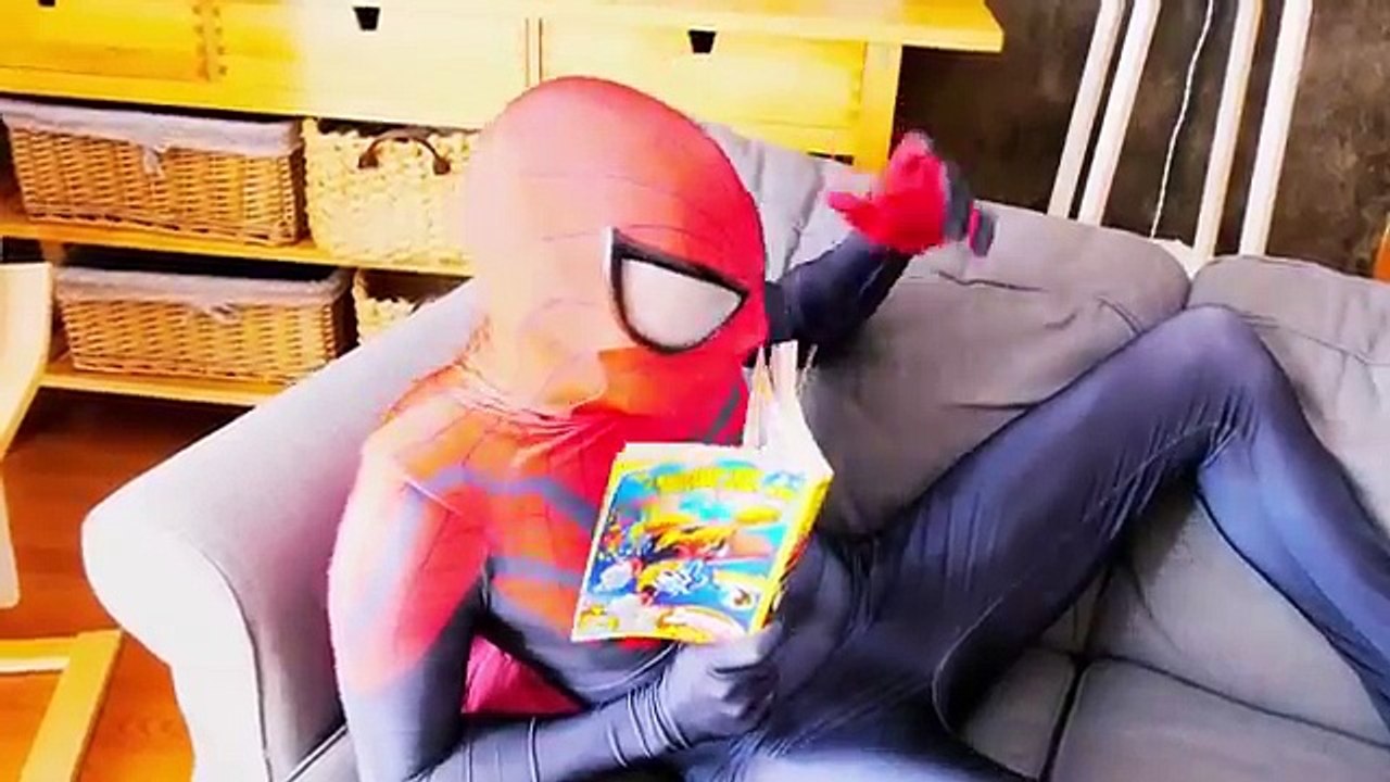 POLICE SPIDERMAN Arrests Minnie Mouse! w/ Joker Kids Toys Movie in Real Life