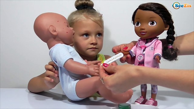 ✔ Беби Борн и девочка Ярослава на приеме у Доктора / Baby Born and girl Yaroalaba visited a doctor ✔