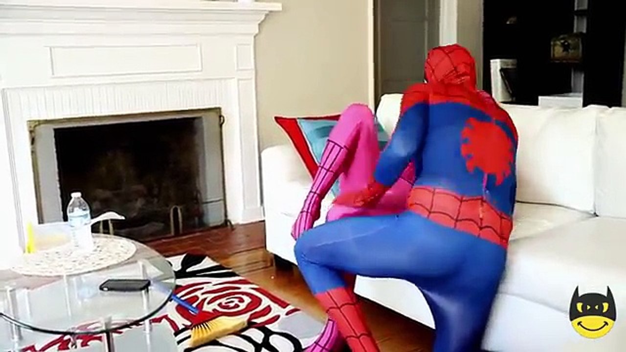 Frozen Elsa is SICK w/ Pregnant Spiderman Vs Venom, Joker In Real Life!