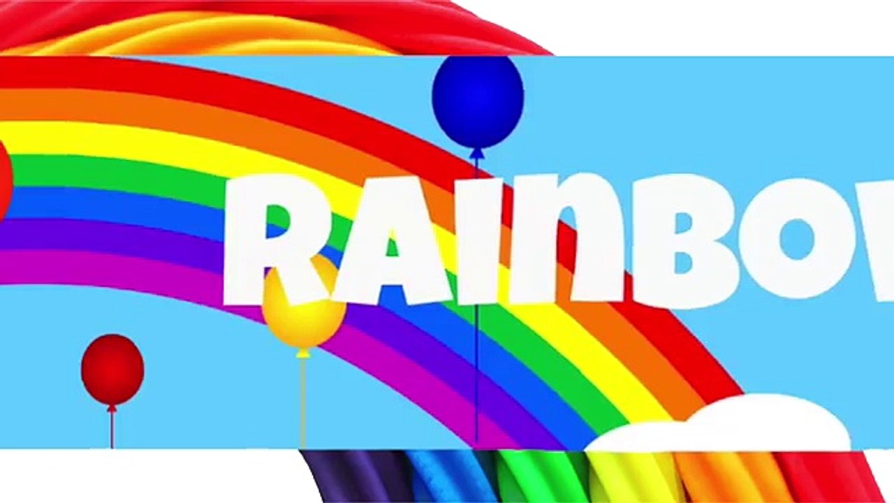 Body Painting Learning Colors for Children with Finger Family Nursery Rhymes * RainbowLearning