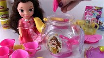 Disney Princess Toddler Belle Doll! PLAY DOH Candy Tea Party! Frozen MLP BLIND BAGS