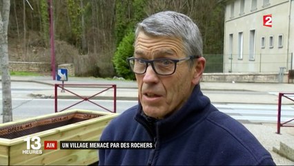 Ain : un village menacé par un éboulement de roches
