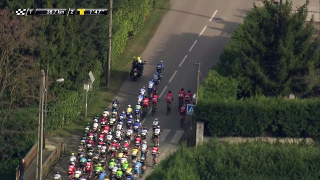 La FDJ mène la chasse / FDJ leading the chase - Étape 5 (Quincié-en-Beaujolais / Bourg-de-Péage) - Paris-Nice 2017