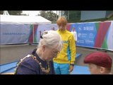 Women's long jump T20 | Victory Ceremony | 2014 IPC Athletics European Championships Swansea