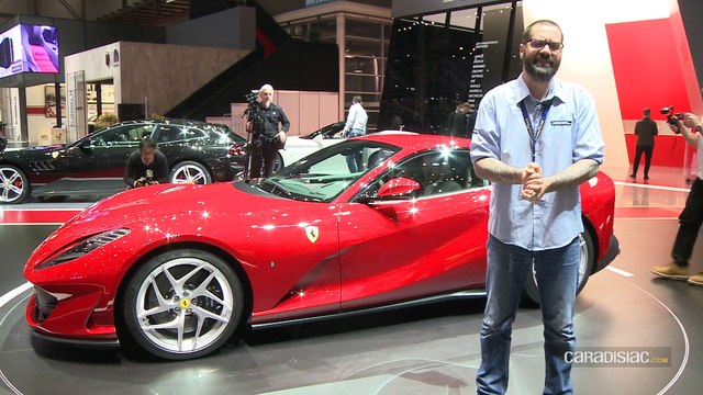 Ferrari 812 Superfast : c'est marqué dessus - en direct du Salon de Genève 2017