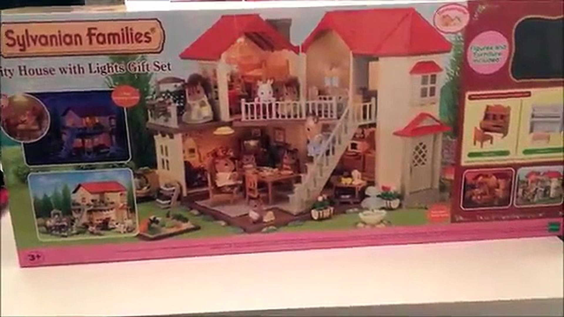 sylvanian house with lights