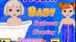 Замороженные Детская комната уборка принцессы Диснея замороженные видео игры для девочек