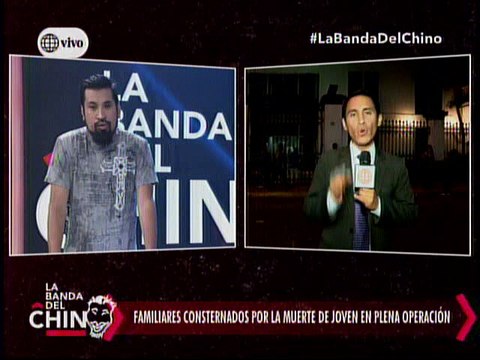 Nota - Familiares consternados por la muerte de joven en plena operacion