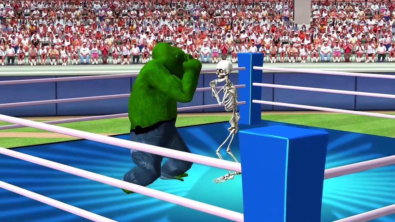 Crazy Gorilla Vs Sumo Man Vs Jumbo Man Vs Skeleton | Vs Finger Family Collection