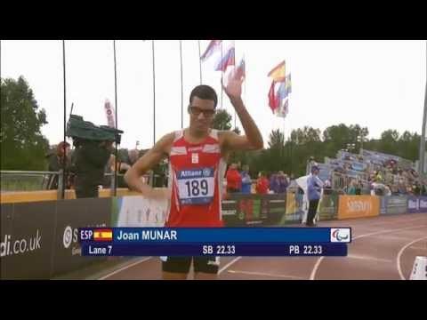 Men's 200m T12 | final | 2014 IPC Athletics European Championships Swansea