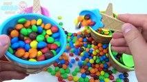 Чашки конфеты Скитлс М&Ms мороженое Маша и Медведь Коллекция игрушек учим цвета для детей