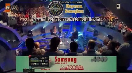 Kim Milyoner Olmak İster'de 1,000,000 TL'lik Soruya Ulaşan İlk Kişi www.milyonerbasvurusonuclari.com