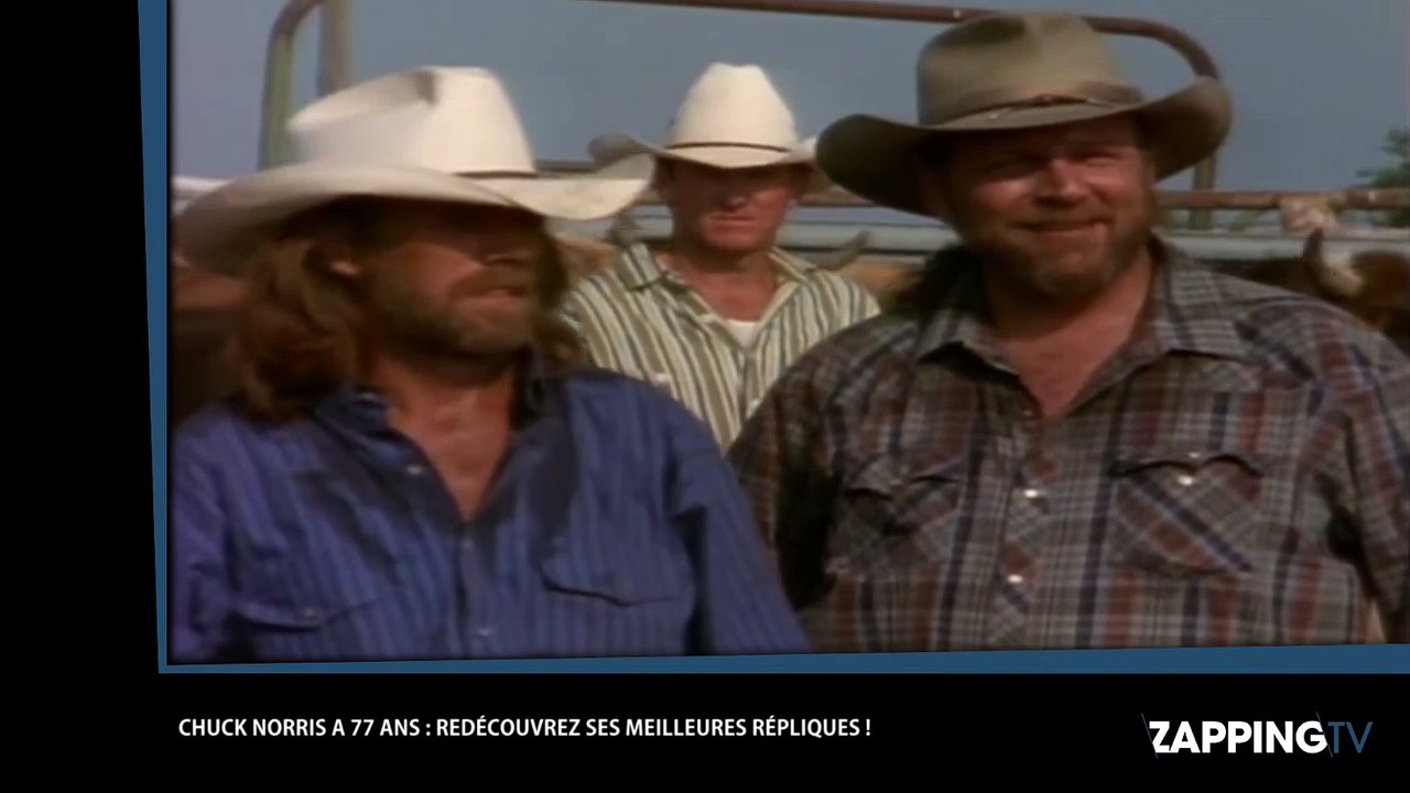 Chuck Norris a 77 ans : ses meilleures répliques (vidéo)