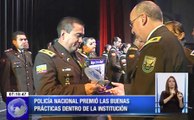 Policía Nacional premió las buenas prácticas dentro de la institución