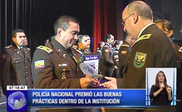 Policía Nacional premió las buenas prácticas dentro de la institución