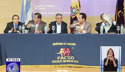 Charlas del feriado bancario en la FACSO en Guayaquil