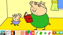 PEPPA PIG Coloring Book Pages Kids Fun Art Activities Videos for Children Learning Rainbow