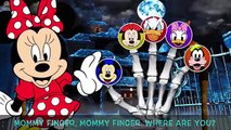 Skeleton Mickey Mouse Halloween Masks Finger Family Song! Halloween Song for Kids | Kids S
