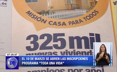 El 10 de marzo se abren las inscripciones programa “Toda una vida”