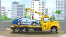 Cars Cartoon for children The Truck Tow Truck and Cars Vehicles for kids in the City