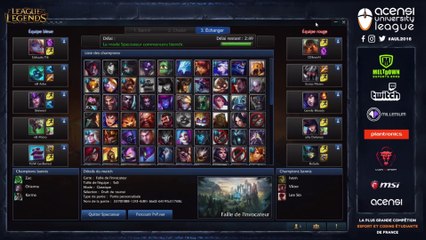 Grande Finale - Game 1 - League of Legends - AUL 2016