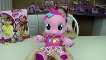 CUTEST EVER BABY MY LITTLE PONY PINKIE PIE   Kinder Surprise Eggs   MLP Chupa Chups Surprise Toys