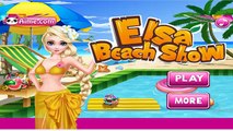 Permainan Beku Elsa Beach Tampilkan - Play Frozen Games Elsa Beach Show