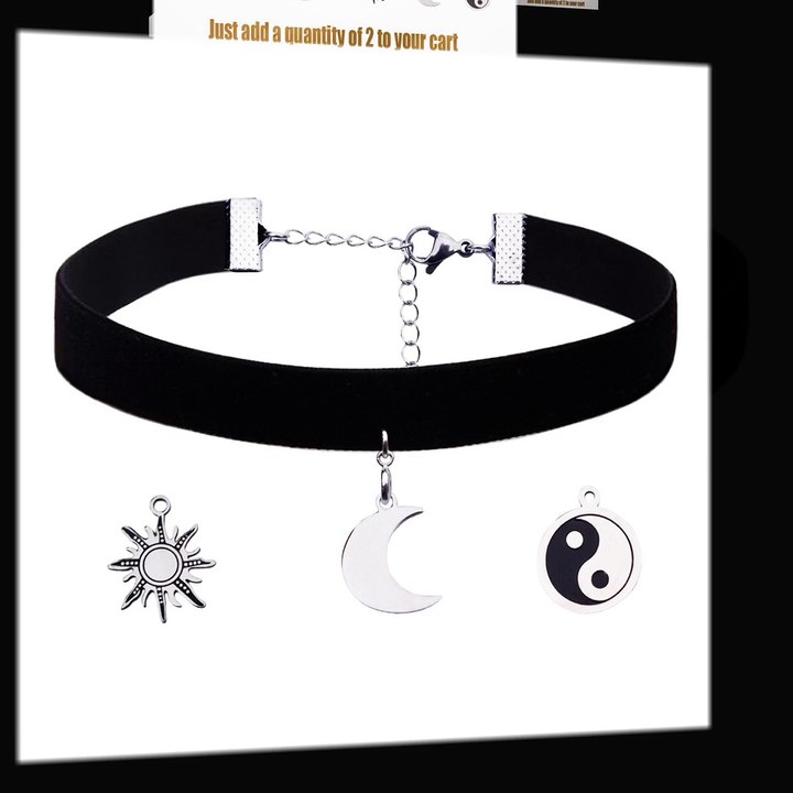 Velvet Moon Choker with Charms by VO Choker Necklaces