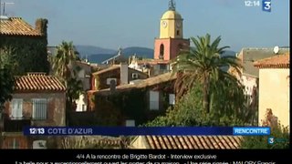 Brigitte Bardot à la Garrigue France 3 côte d'Azur le 12/13 du  09 03 2017 4ème volet