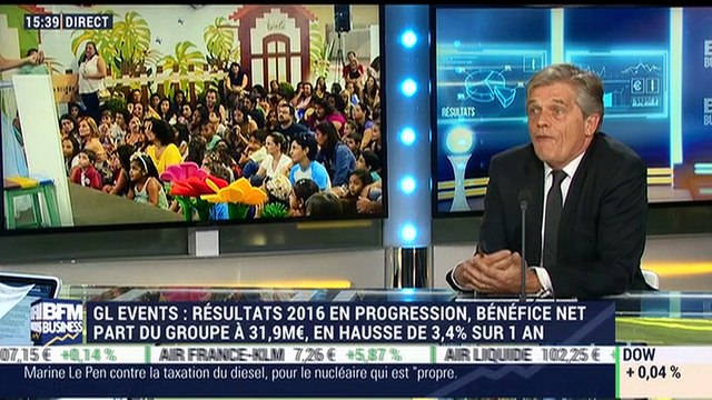 GL Events a dévoilé un résultat net part du groupe de 31,9 millions d'euros pour 2016 - 08/03