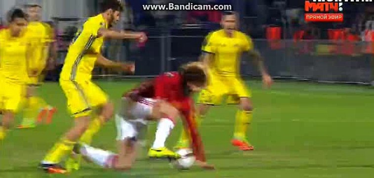 Zlatan Ibrahimovic Gets Angry - Rostov vs Manchester United - Europa League - 09/03/2017