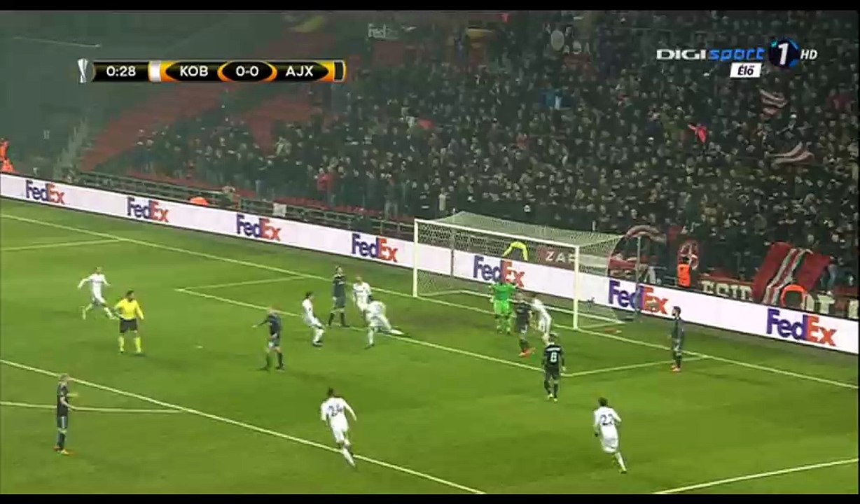 Rasmus Falk Jensen Goal HD - FC Copenhagen 1-0 Ajax - 09.03.2017