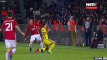 Henrikh Mkhitaryan Yellow Card (Elbowing) HD - FK Rostov	0-0	Manchester United