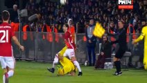 Henrikh Mkhitaryan Yellow Card - FK Rostov 0-0 Manchester United 09.03.2017