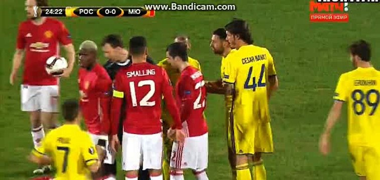 Zlatan Ibrahimović Foot Injury - FC Rostov vs Manchester United - Europa League - 09/03/2017