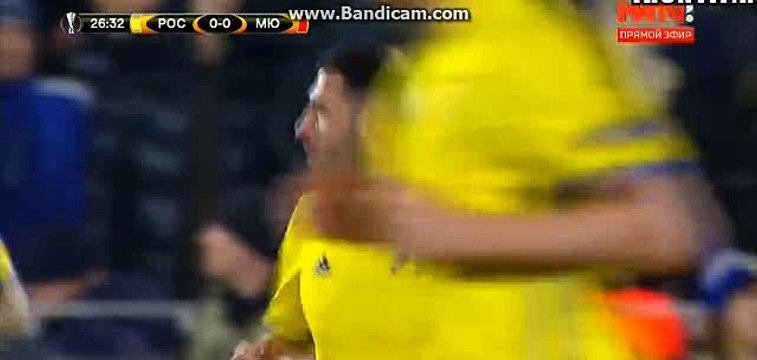 Zlatan Ibrahimovic Shot on Rostov FANS - FC Rostov vs Manchester United - Europa League - 09/03/2017