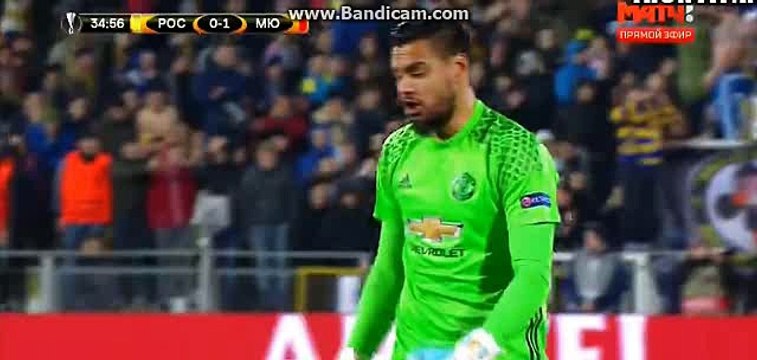 Henrikh Mkhitaryan Fantastic Goal HD - FC Rostov 0-1 Manchester United F.C. - Europa League - 09/03/2017