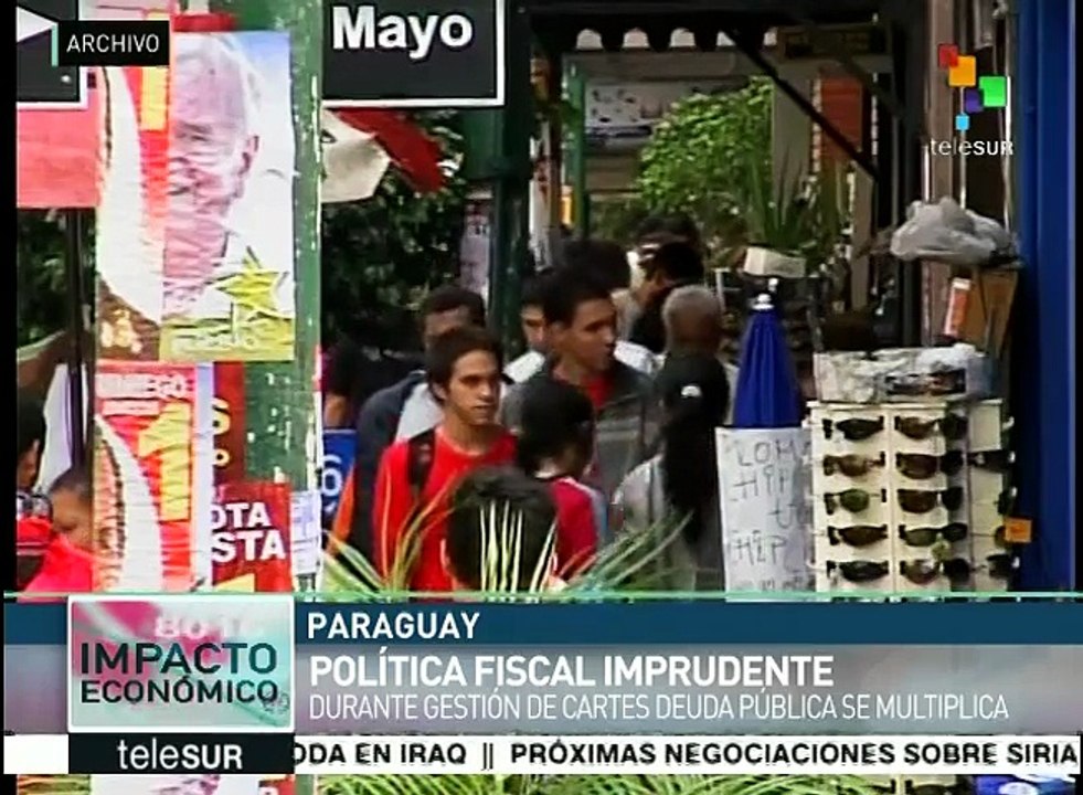 Con el pdte. Horacio Cartes la deuda de Paraguay alcanza 24.1% del PIB