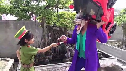 Frozen Elsa & Spiderman vs Joker GOES TO JAIL FOR STEAL BIKE! Belle Anna Bad Baby Police S