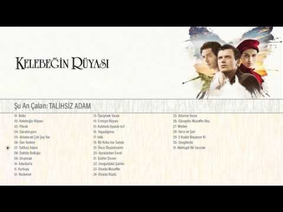 Kelebeğin Rüyası - Orijinal Film Müzikleri (Full Soundtrack)