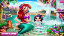 Baby Disney Princess Cartoon - Baby Ariel Royal Bath - Baby Video Games