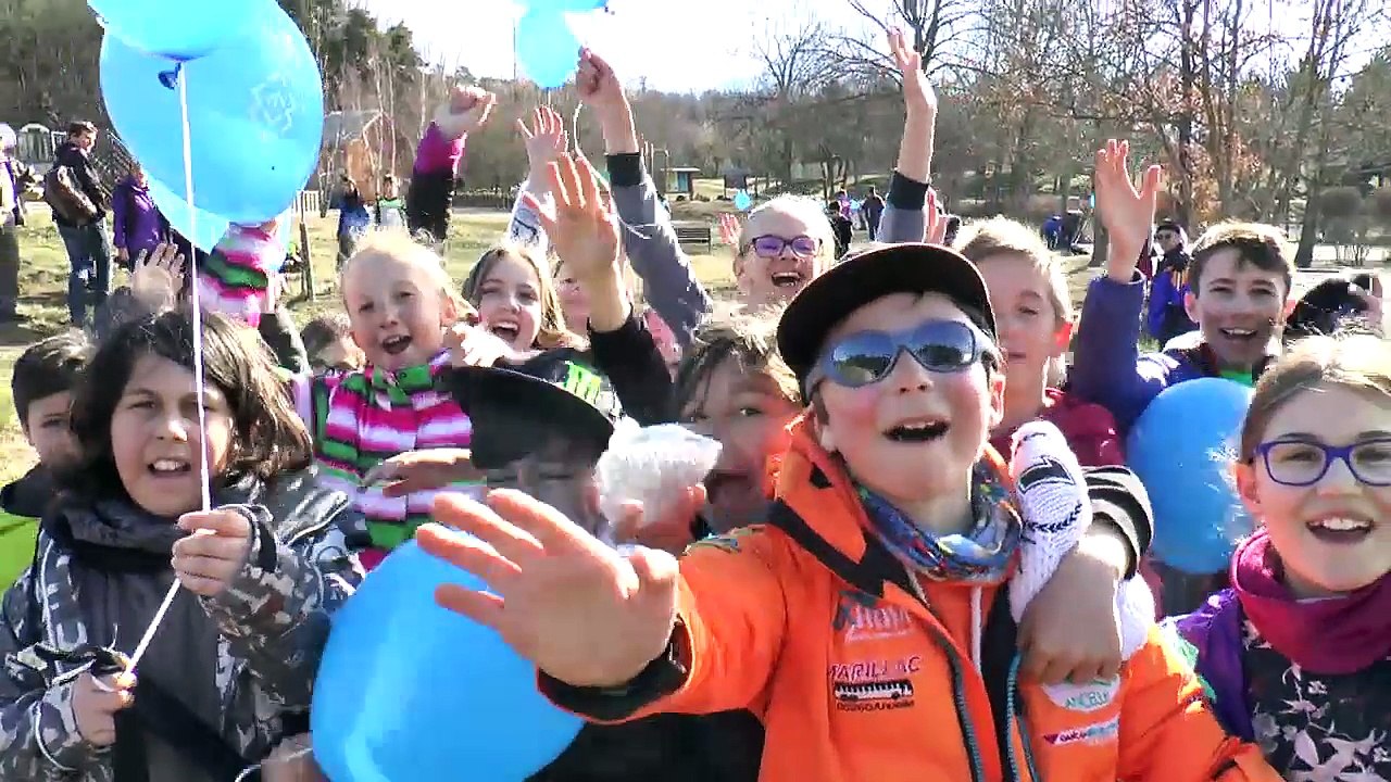 Hautes-Alpes : les enfants de Saint-Bonnet se mobilisent pour  l'association mars en bleu
