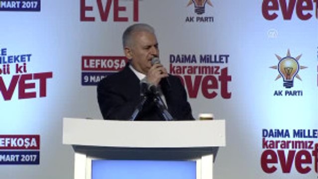 Başbakan Yıldırım: Kıbrıs Türk'ünün Hakkını Sonuna Kadar Takip Edeceğiz