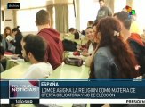 España: aulas vacías en tercera huelga por la educación pública